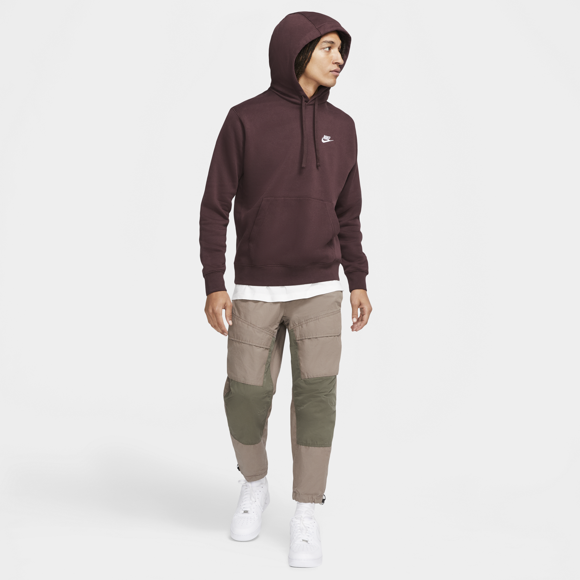 Nike Sportswear Club Fleece Hoodie (Mahogany)