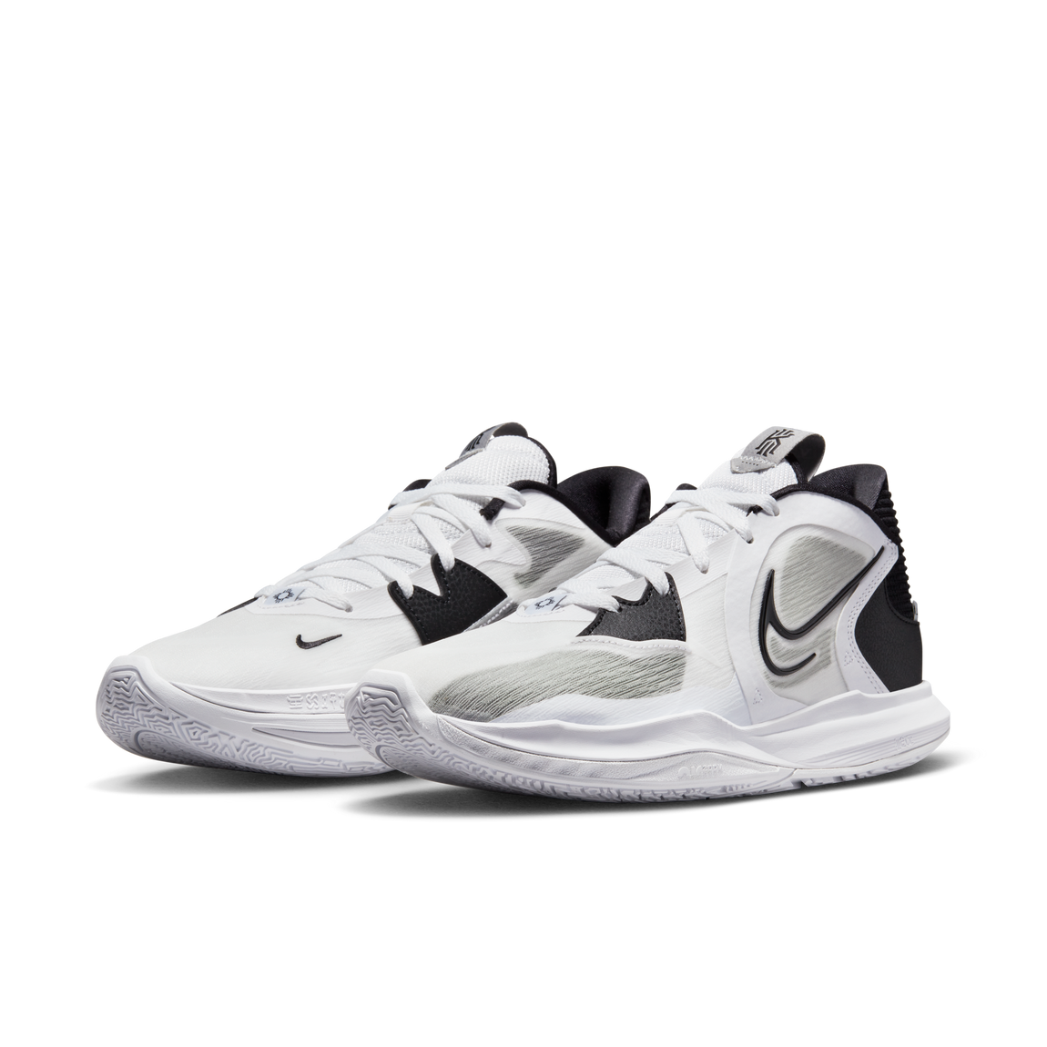 kyrie 5 low white