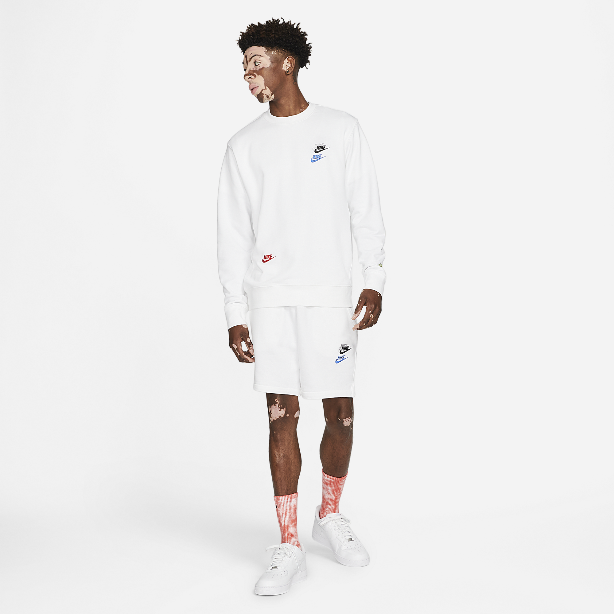 Nike Sportswear Essentials+ Crewneck Sweatshirt (White)