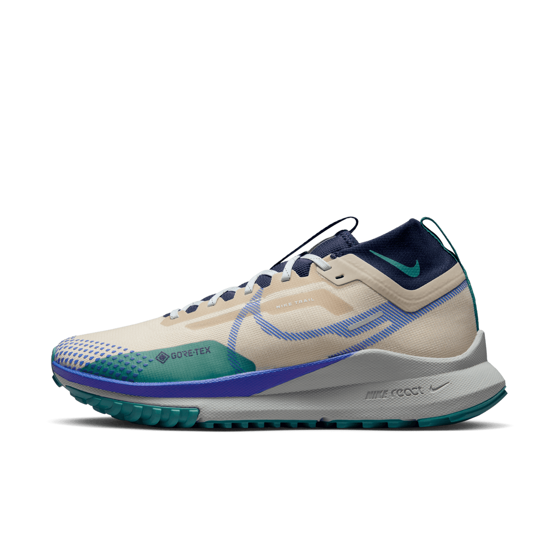 Nike Pegasus Trail 4 Gore-Tex (Sanddrift/Racer Blue-Obsidian) –