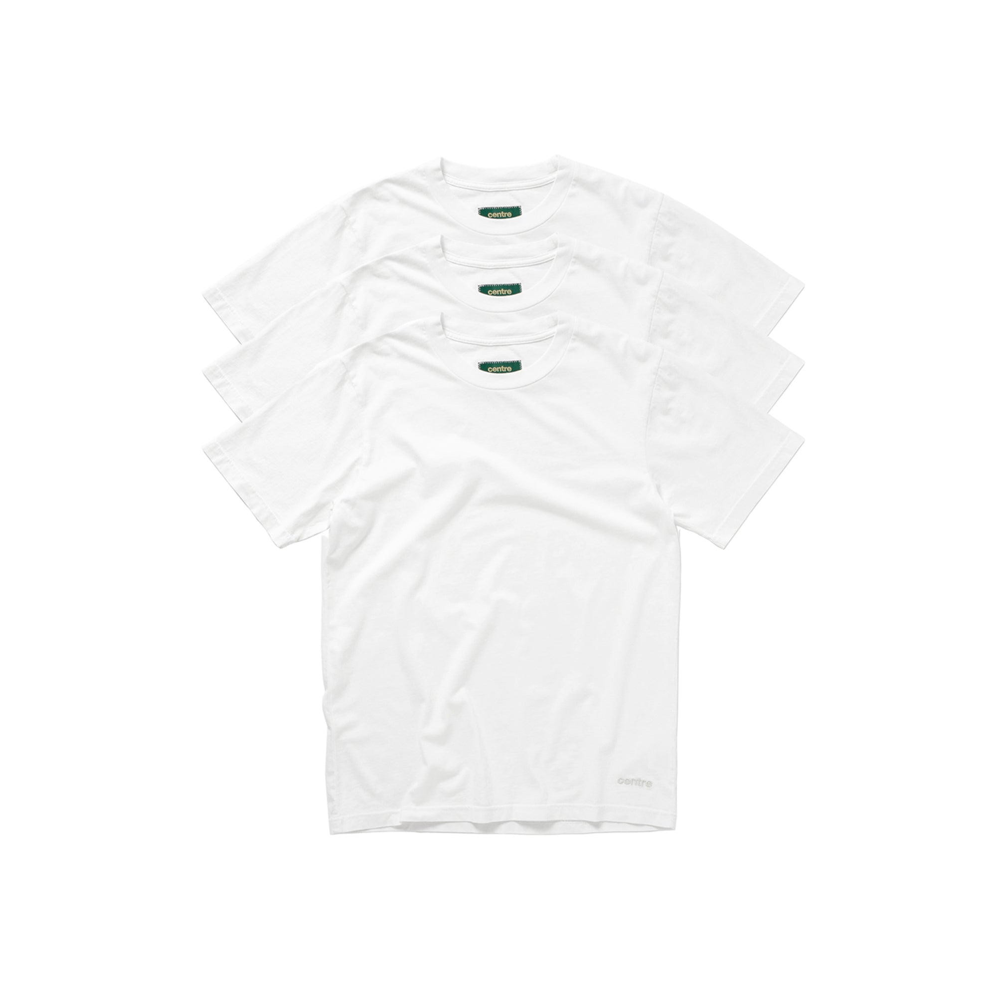 Centre Everyday Tee 3-Pack (Bright White)