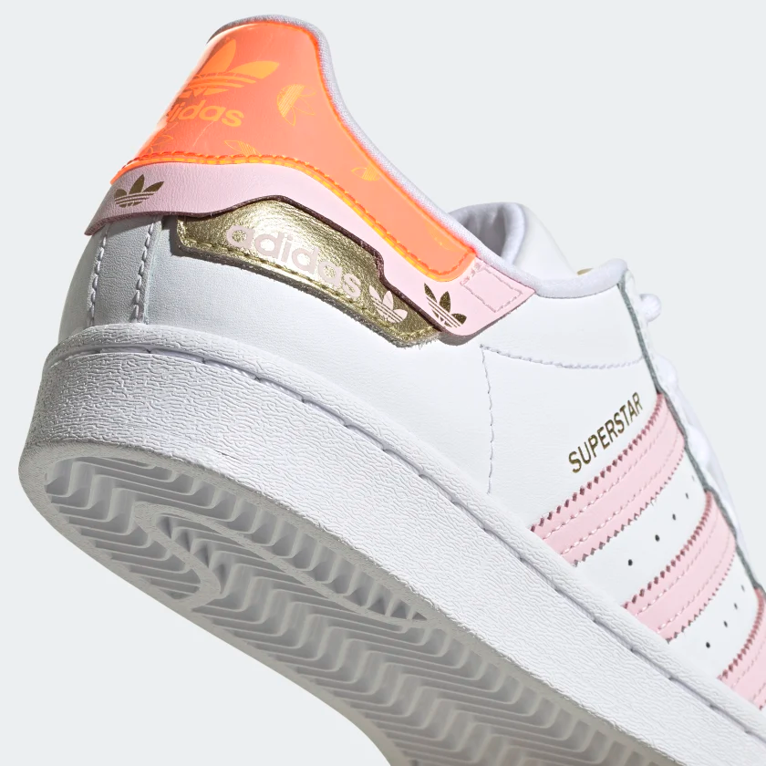 lijn worst betaling Adidas Women's Superstar (White/Clear Pink/Solar Red) – Centre