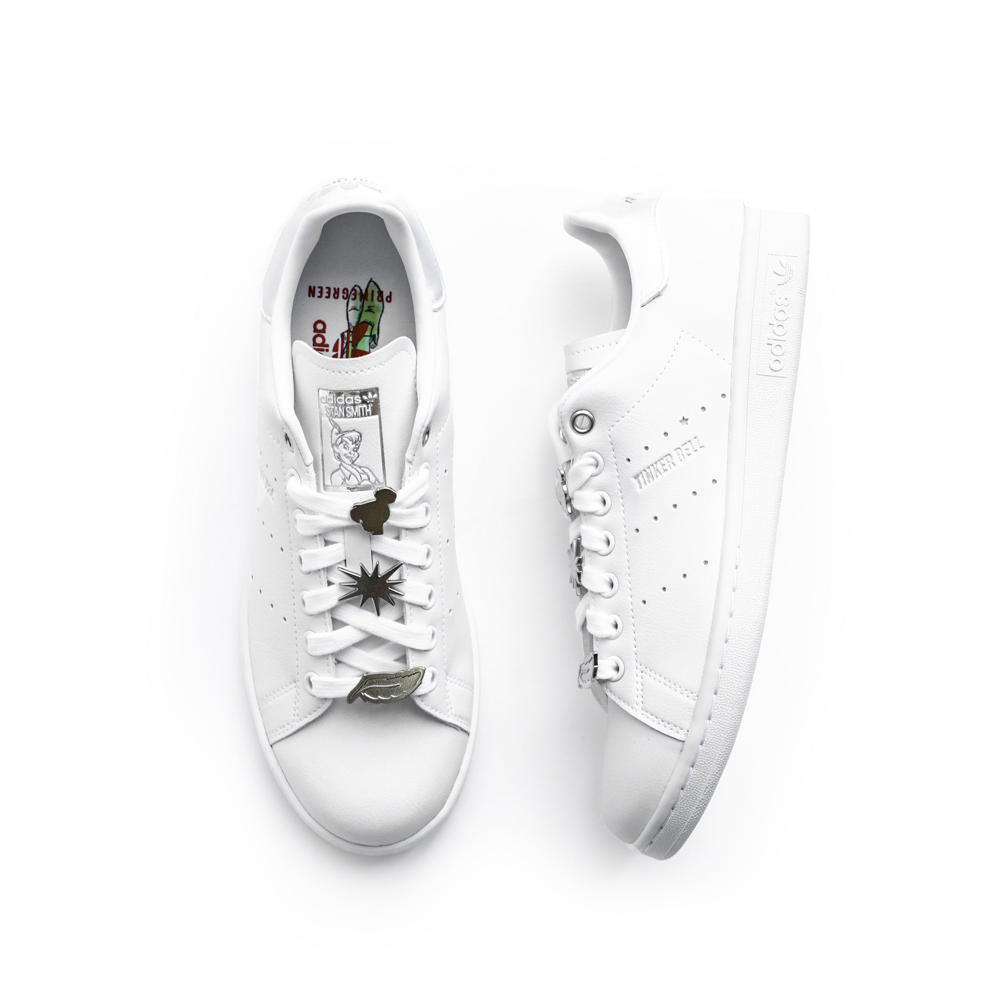 Adidas Stan Smith 'Peter Pan & Tinkerbell' (White/Silver Metallic)