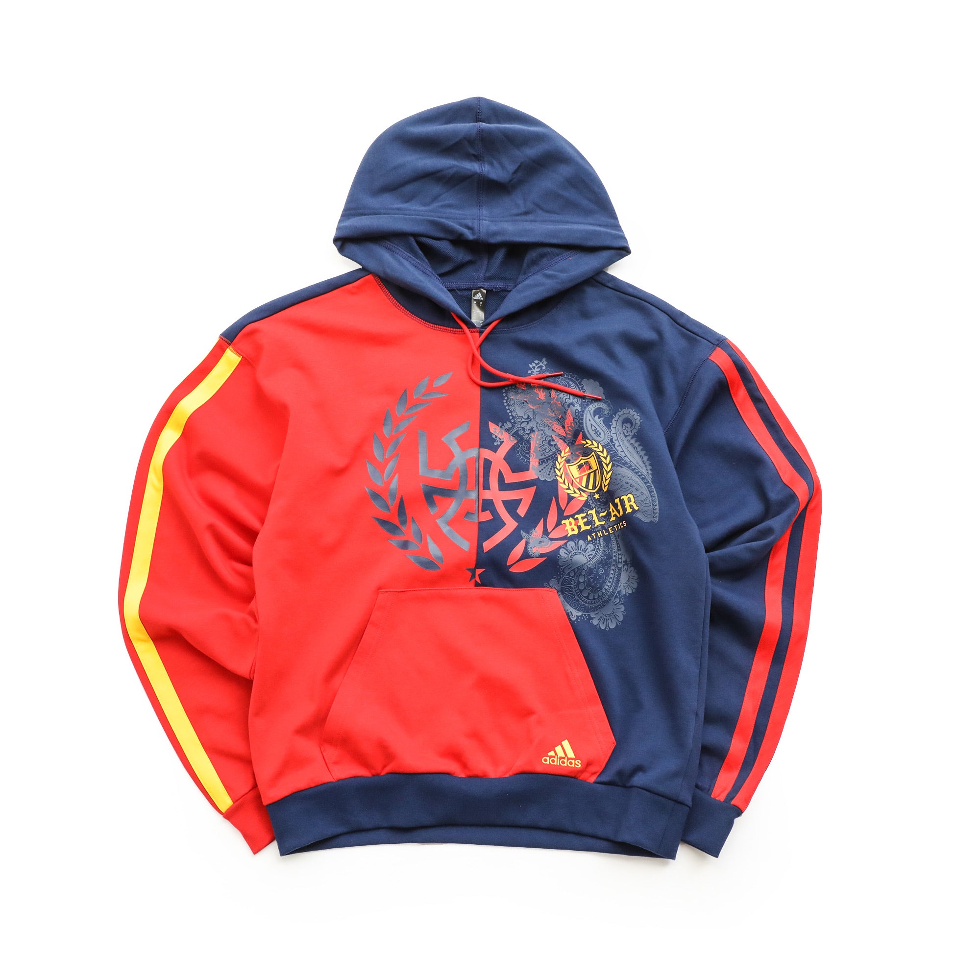 Adidas D.O.N. x Bel-Air Athletics Hoodie (Dark Blue/Red-Gold)