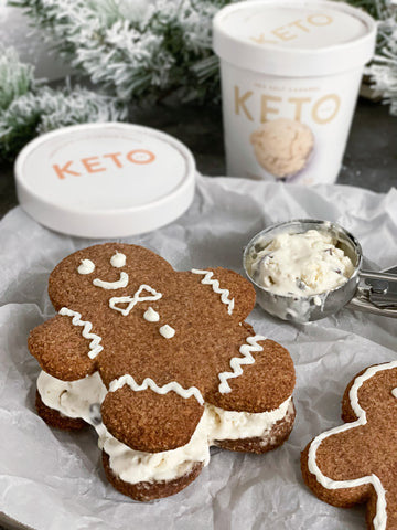 gingerbread ice cream sandwich