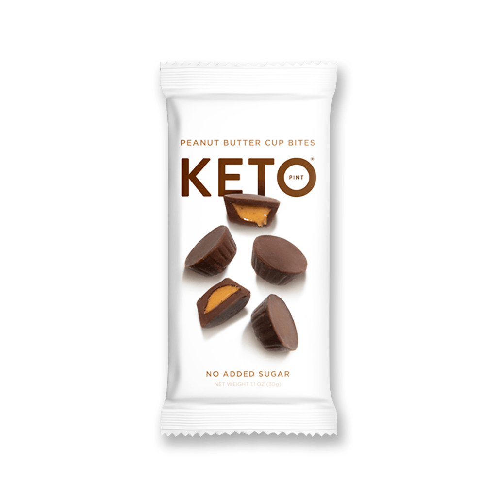 Keto Choc - Peanut Butter Cup Bites Case (12 Bags)
