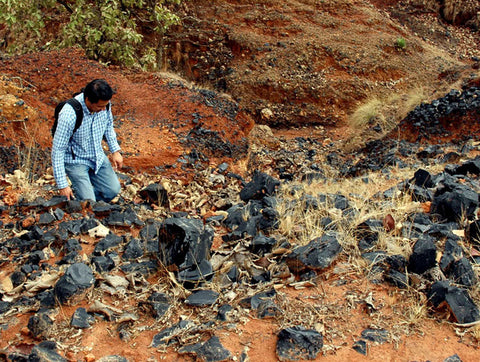 Obsidian mine near Guadalajara 