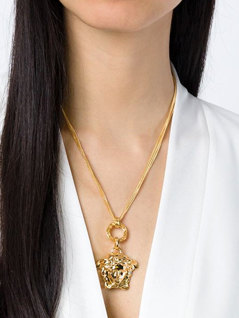 versace icon medusa necklace