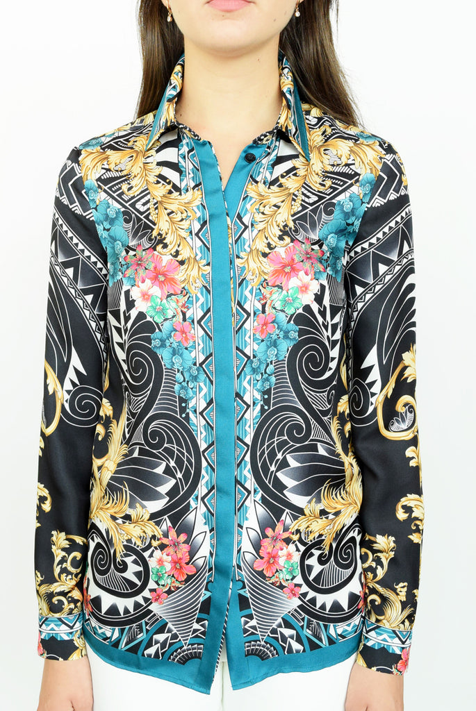 Versace Collection Silk Blouse 