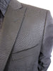 Versace Collection citi fit blazer in wave jacquard pattern.