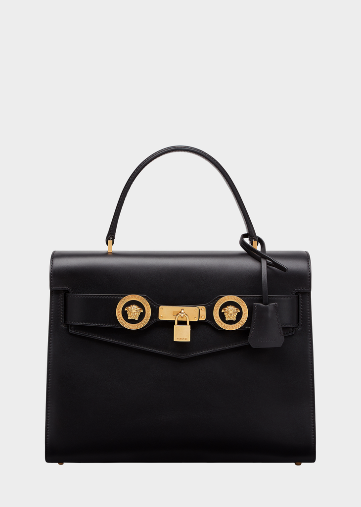 versace black handbag