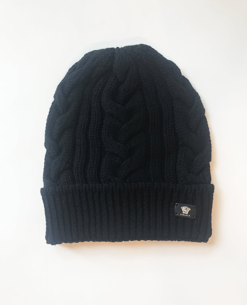 mens versace beanie