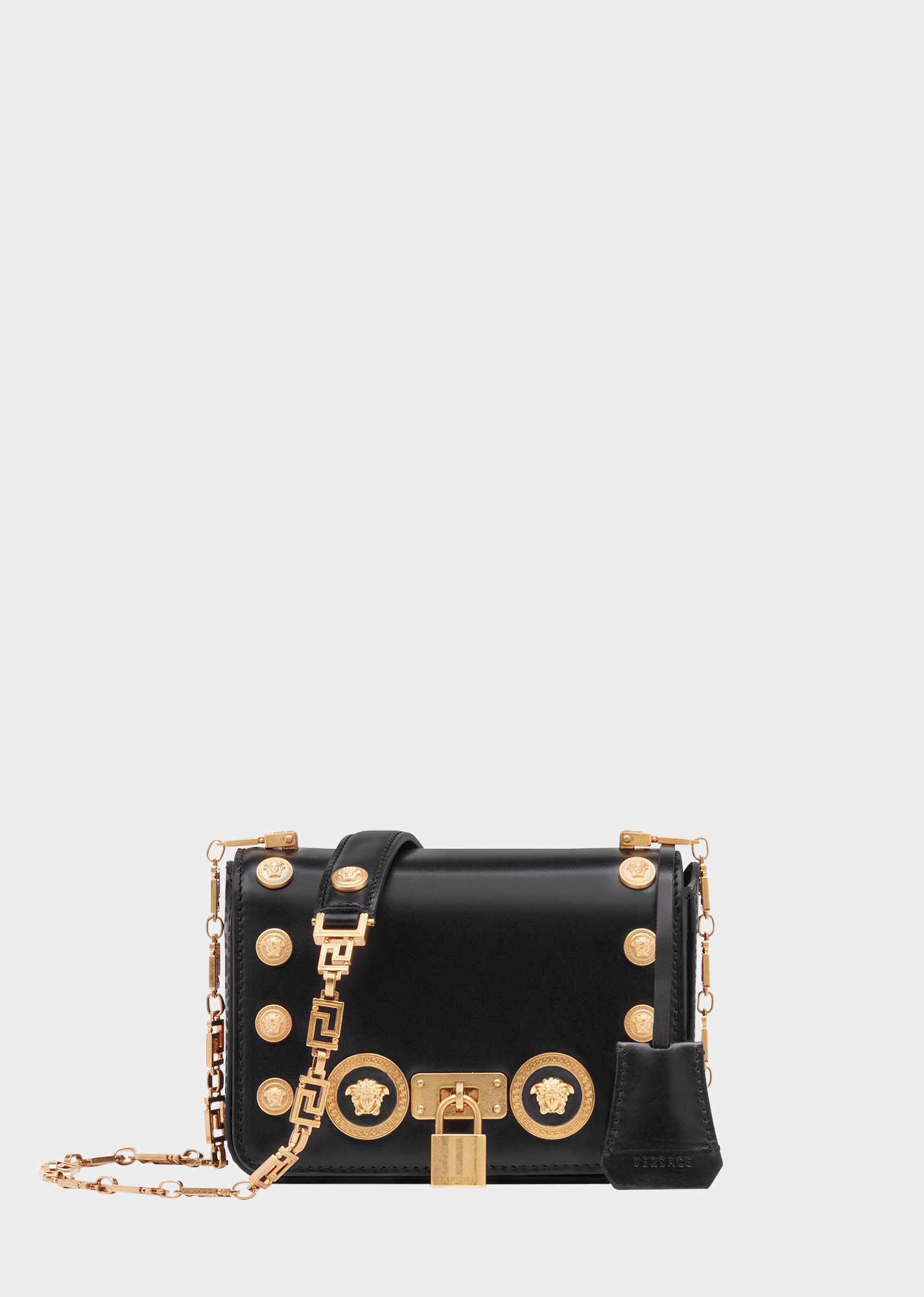 versace greek medusa shoulder bag