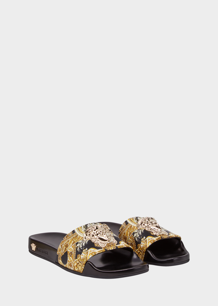 baroque versace slides