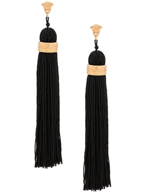 versace tassel earrings