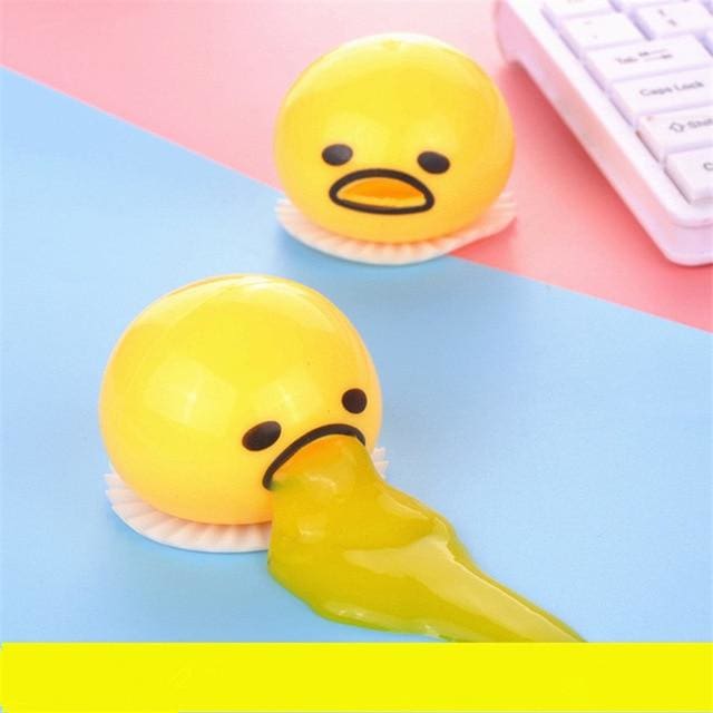 egg yolk stress ball