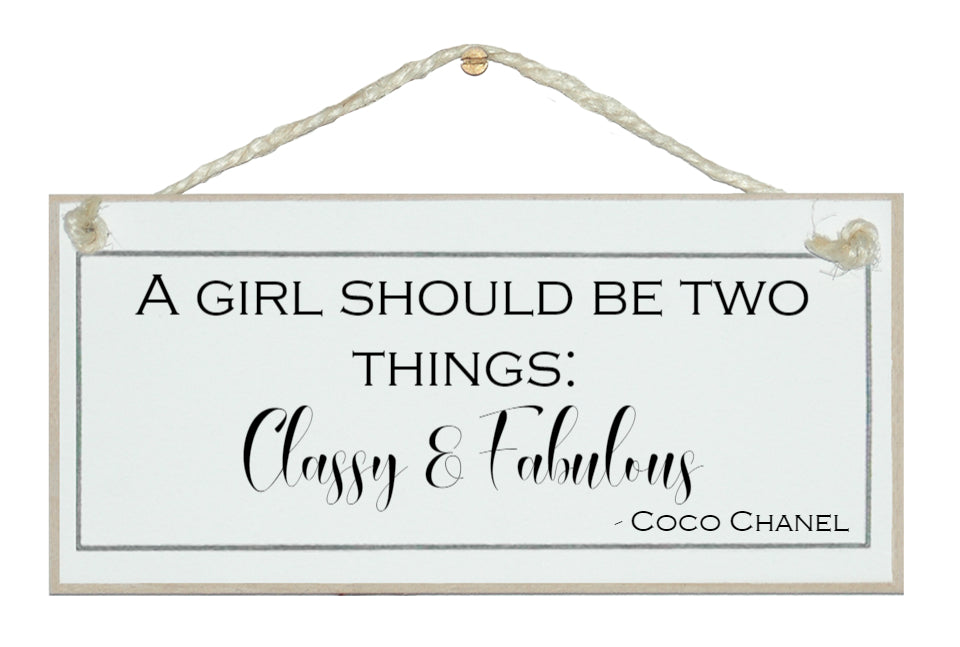 Classy & Fabulous...Coco Chanel – Crafty Clara