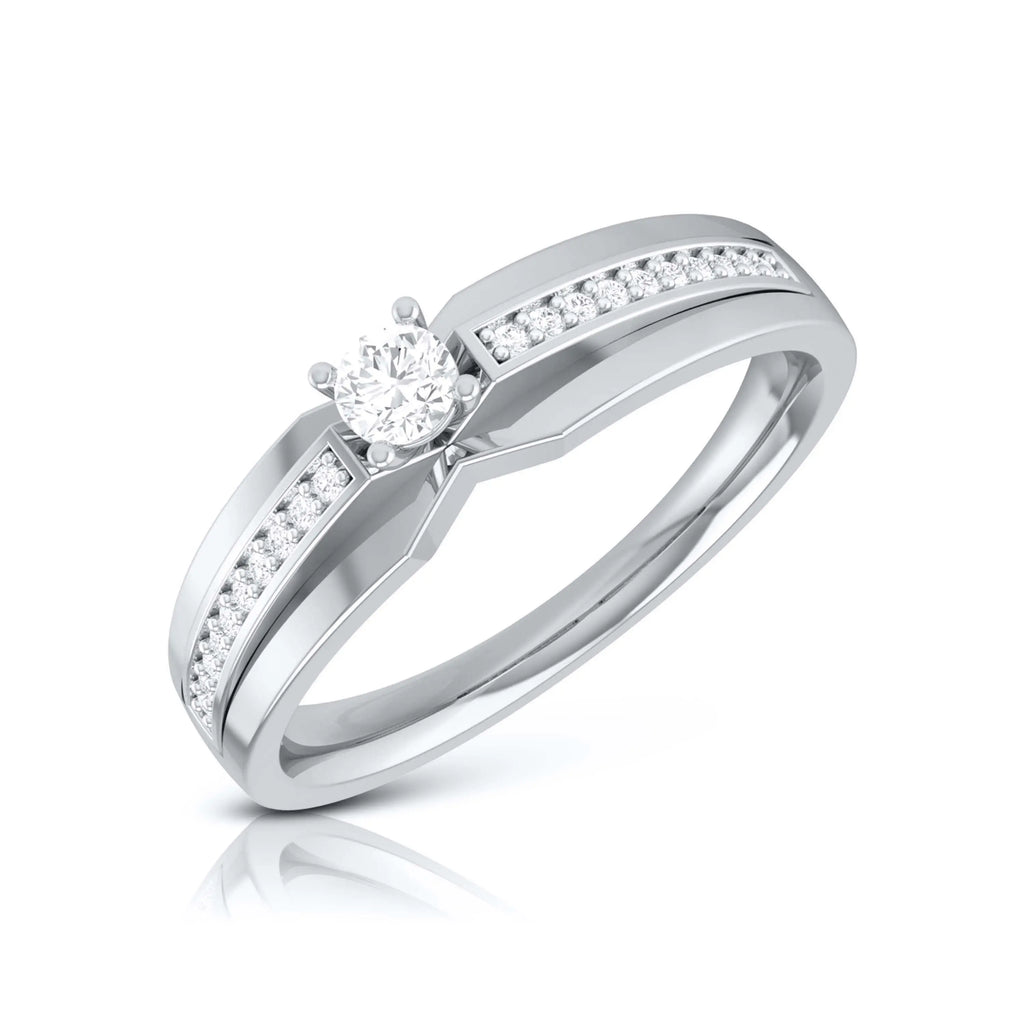 Platinum Diamond Engagement Ring with 15 Pointer JL PT 573 –