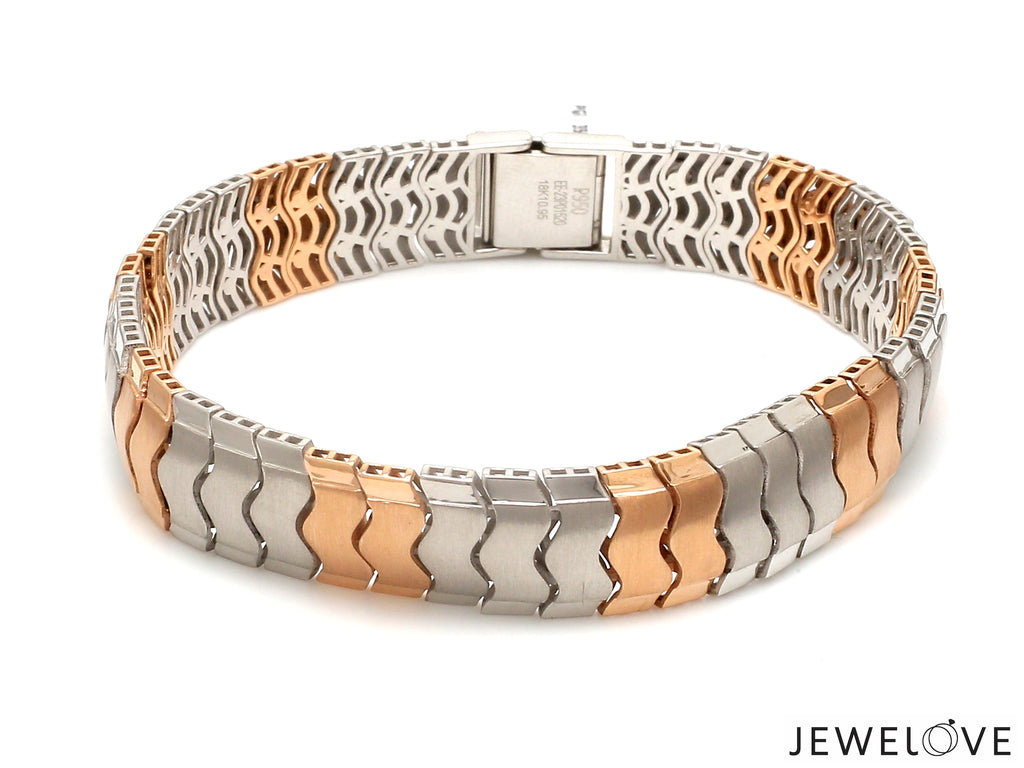 JL PTB 1076 Platinum Rose Gold Bracelet