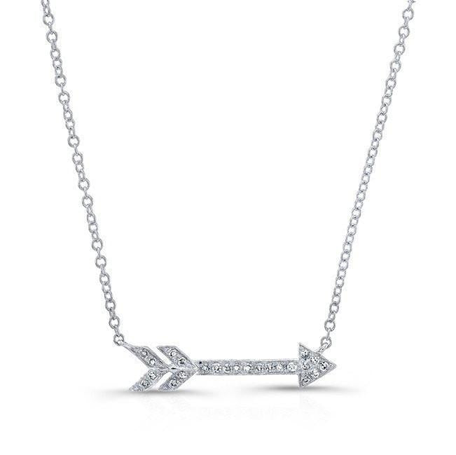 Diamond Arrow Necklace