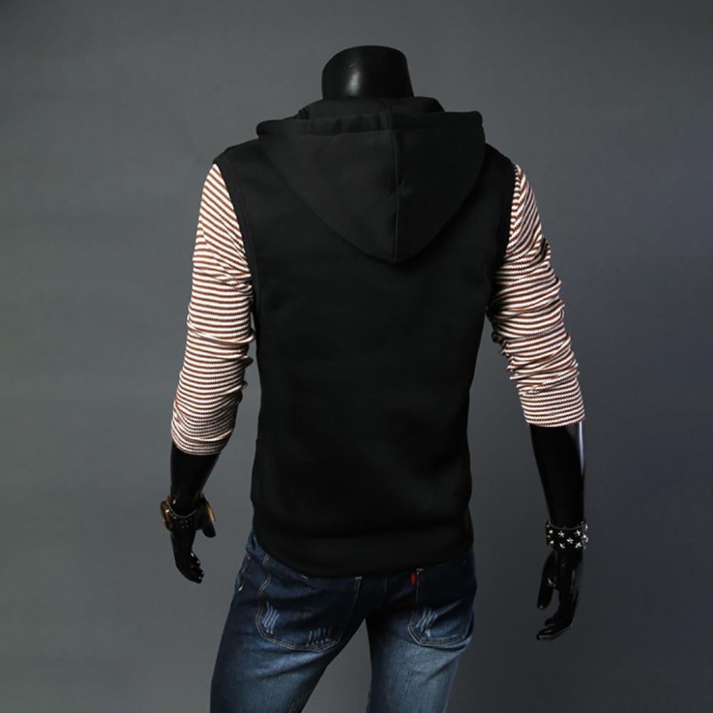 sleeveless zipper jacket