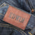 Edwin ED-71 Leather Logo Patch