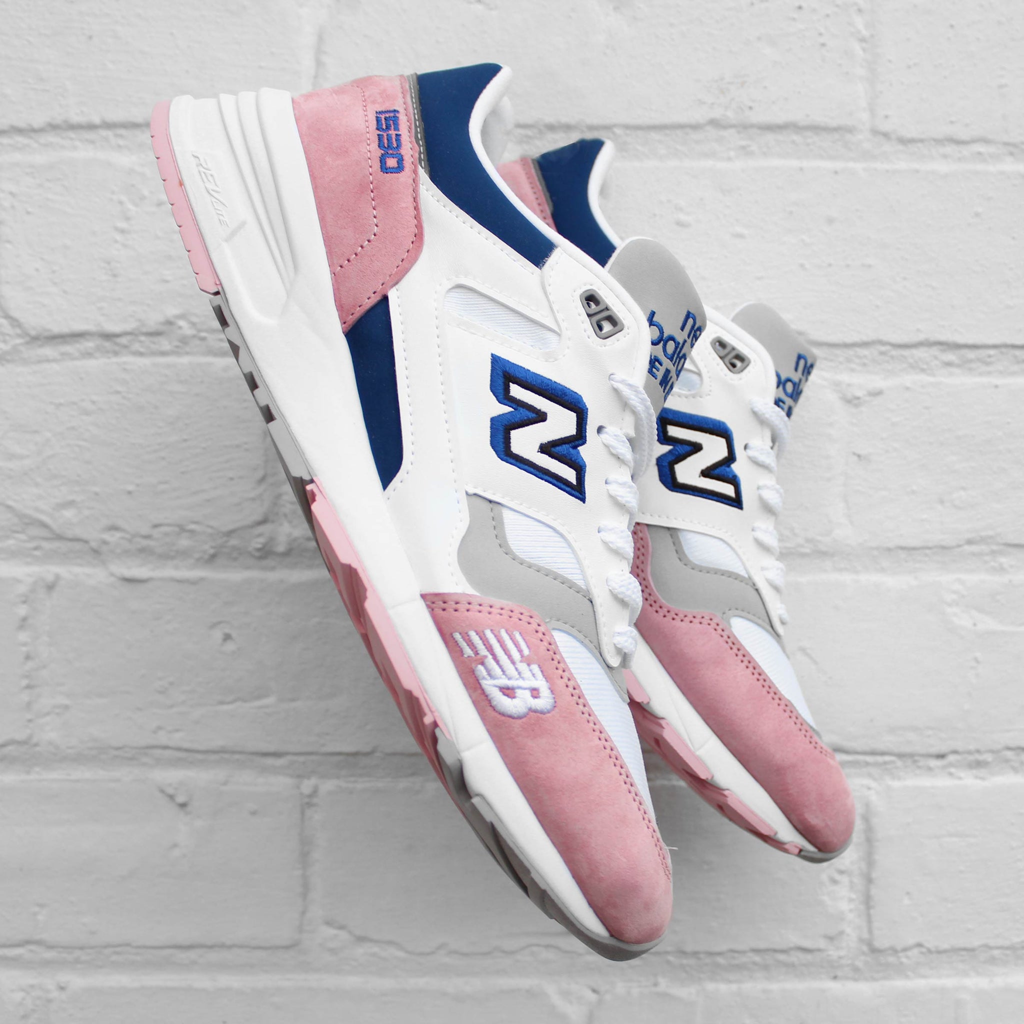 new balance pink blue white