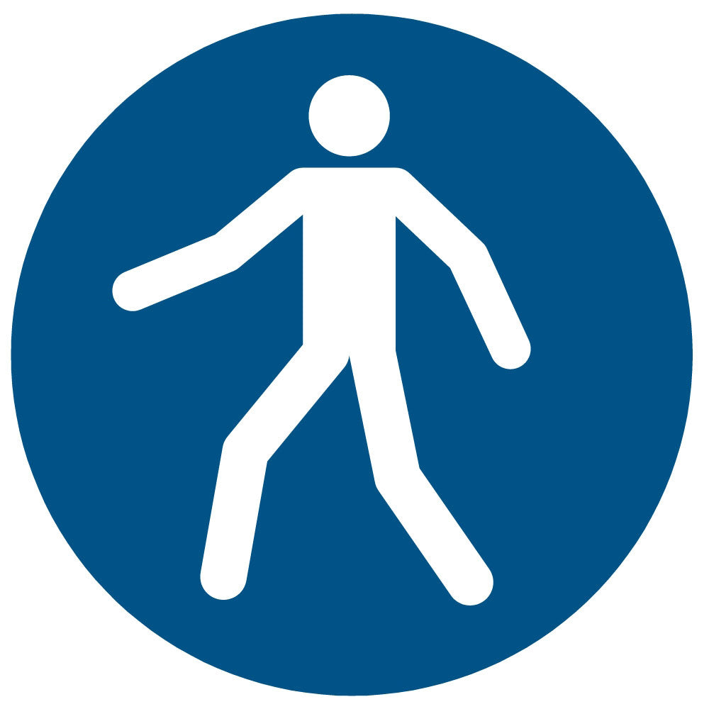 "Pedestrian Route" Floor Safety Symbol FlexMation, Inc.