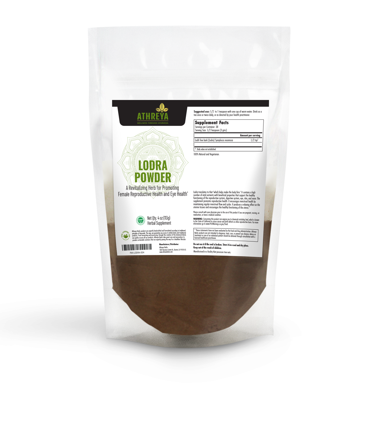 Lodra Powder | Ayurvedic Supplement for Promoting Reproductive Health ...