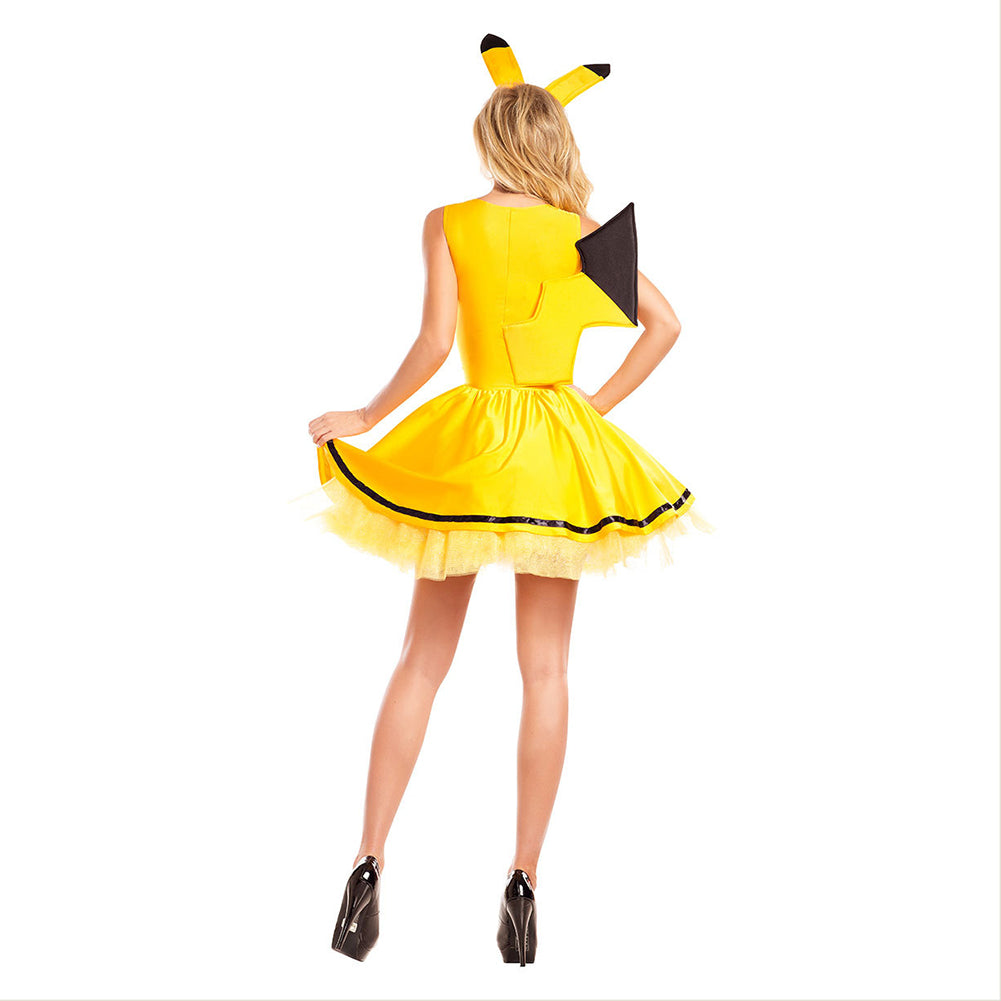 Pikachu Pokémon Damenkleid Frauen Cosplay Kostüm Sexy Kostüm