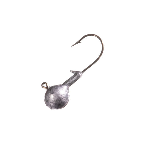 Ball Jig Head - No Collar - 1/64 Ounce #8 Gold Hook - 10 Ct. Pack Bright Green