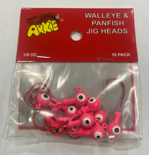 Nekid Crappie Jig Heads 1/64 & 1/80 (Raw) - 10 Per Package — NekidTackle LLC