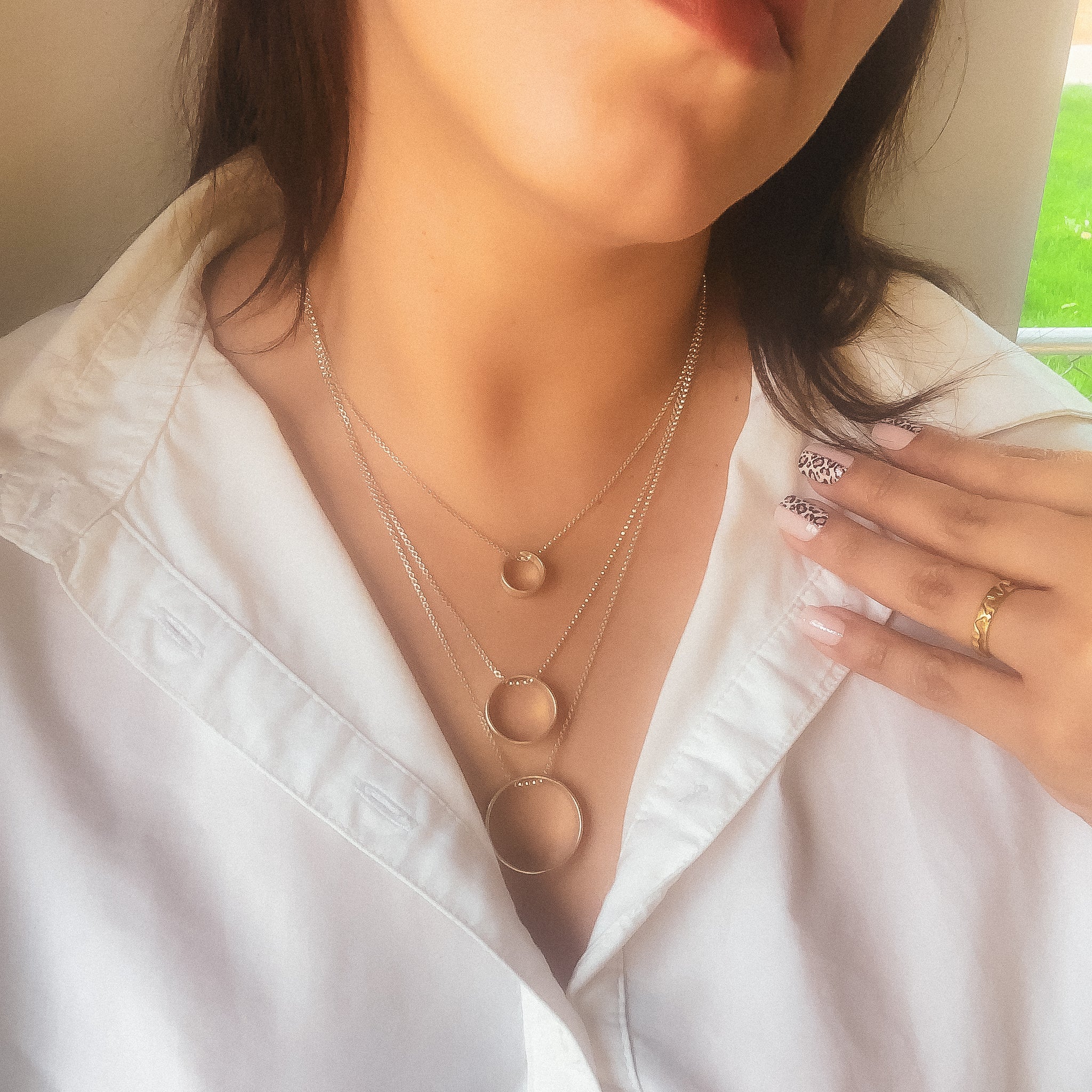 Minima - Circle Big - necklace – Raquel Paiz