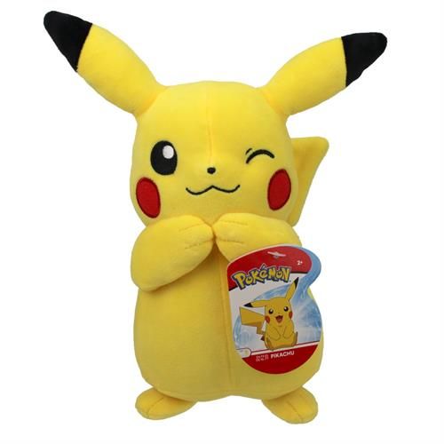 pikachu winking plush