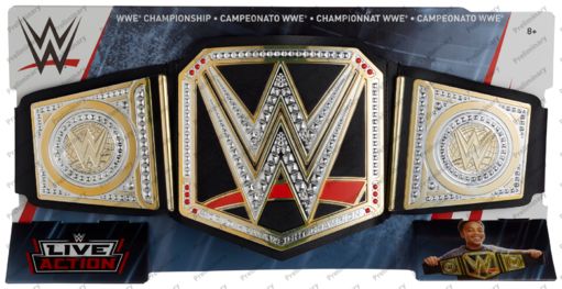 wwe mattel title belts