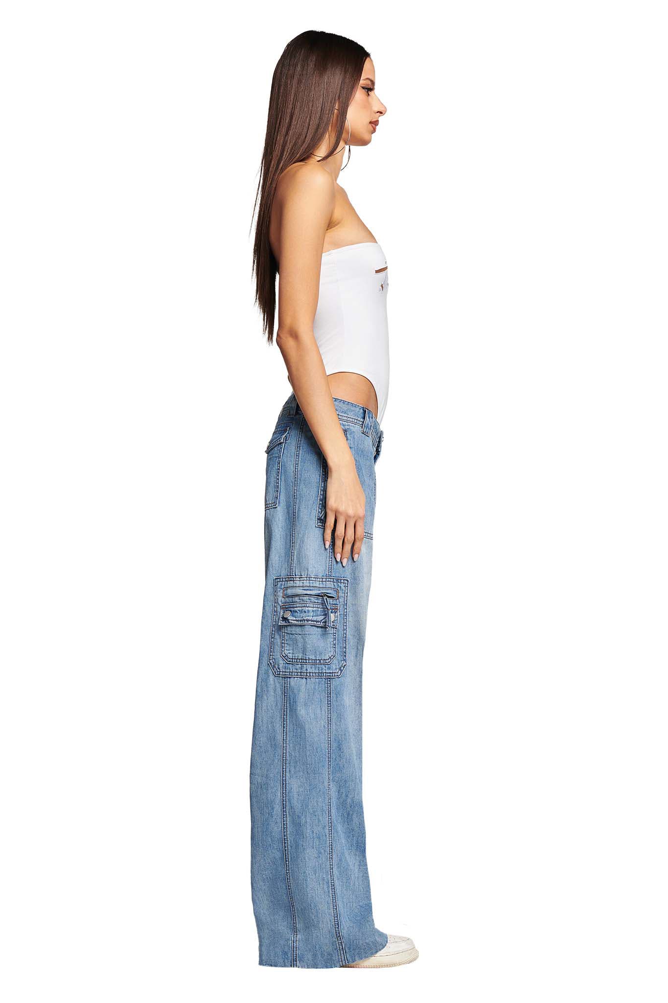 HARLIN PANT - BLUE : DENIM : LIGHT DENIM