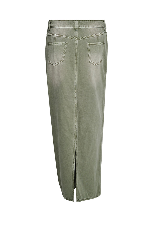 NICKY SKIRT - GREEN : DENIM