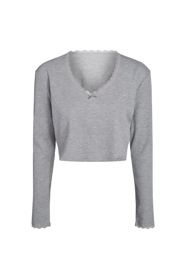 BRYSONN TOP - GREY