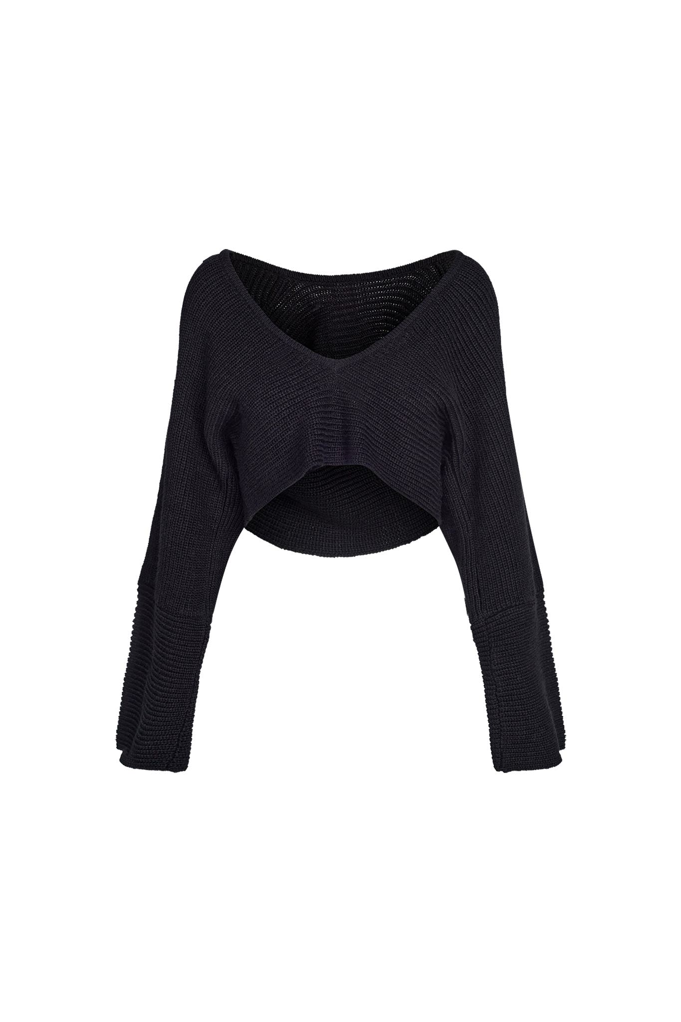 IZARI SWEATER - BLACK