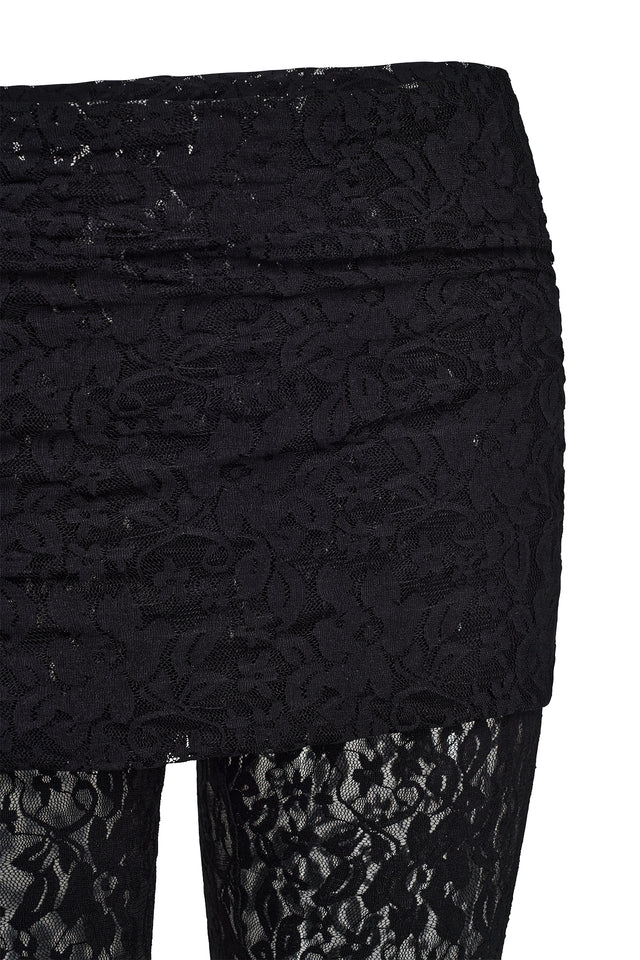 KYLEAH PANT - BLACK : LACE