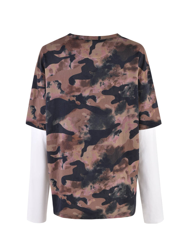 TAYLA TOP - GREEN : CAMO