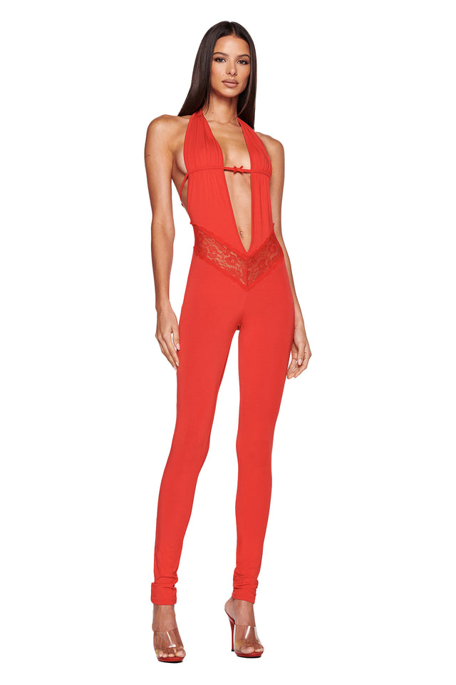 ASTORA JUMPSUIT - RED