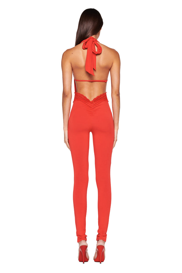 ASTORA JUMPSUIT - RED