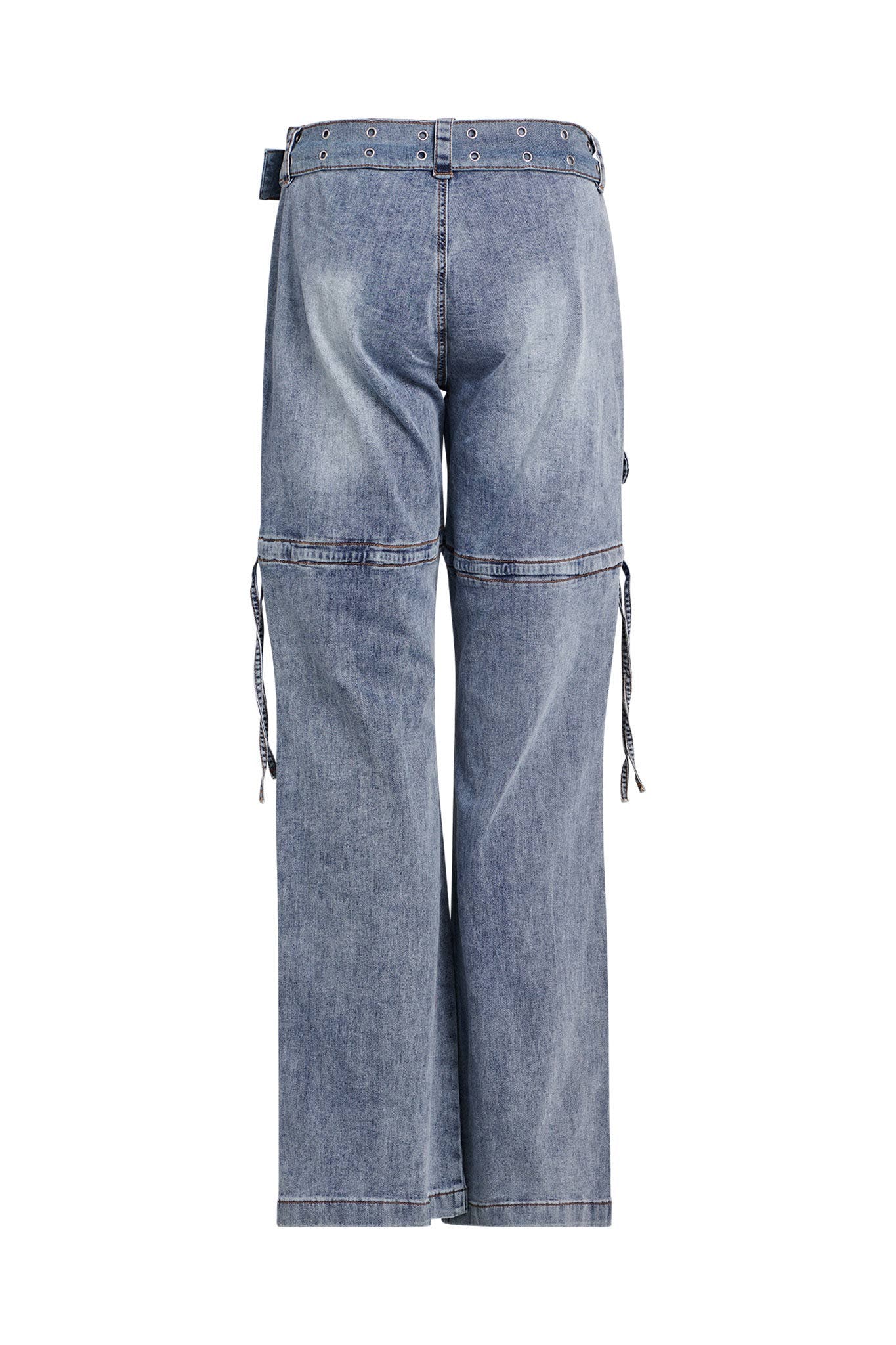 NAIMA CARGO PANT - DENIM