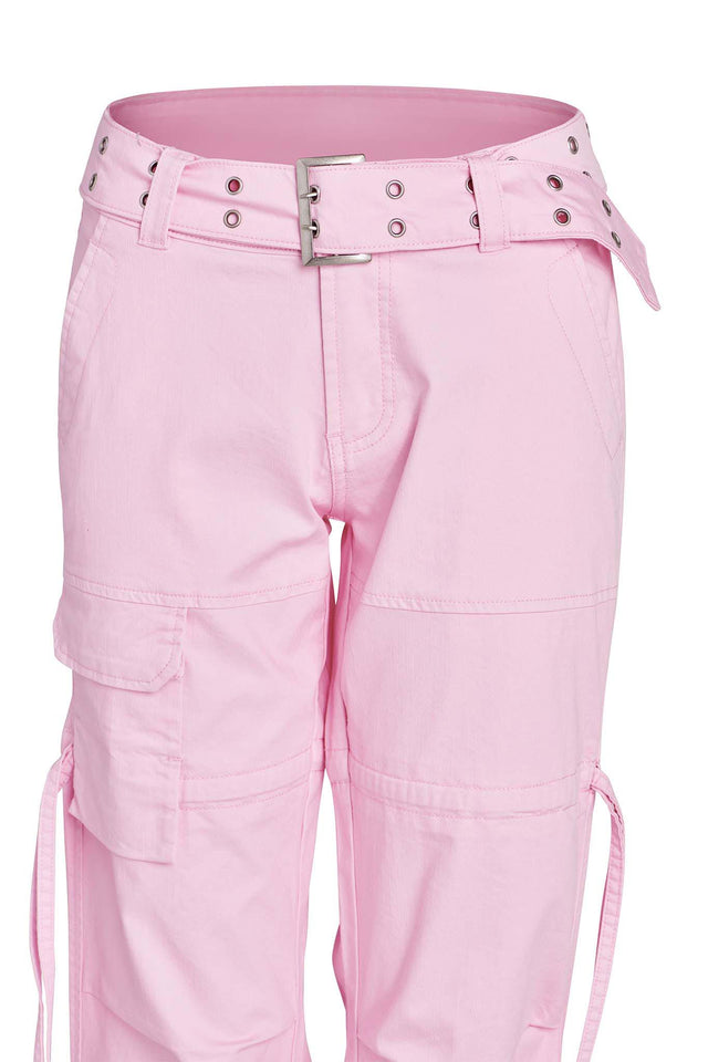 NAIMA CARGO PANT - PINK BABY