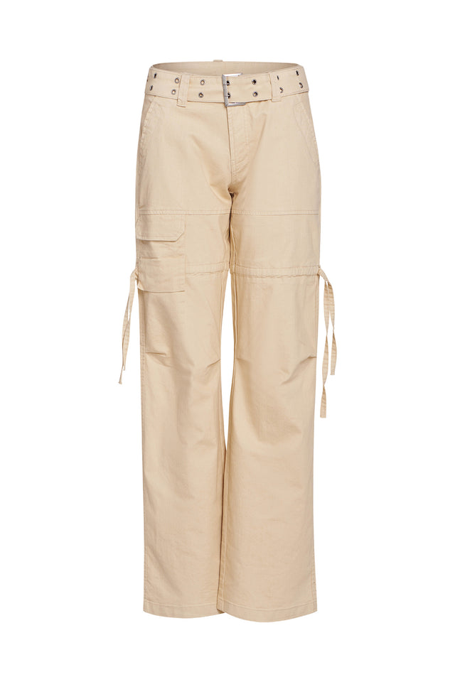 NAIMA CARGO PANT - TAN