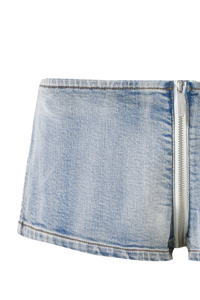 EVA SHORT - BLUE : DENIM