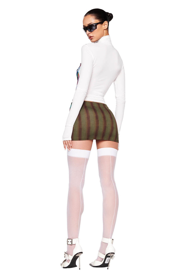 XARINA MINI SKIRT - ARTIST PRINT