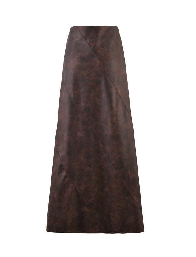 AROX SKIRT - BROWN