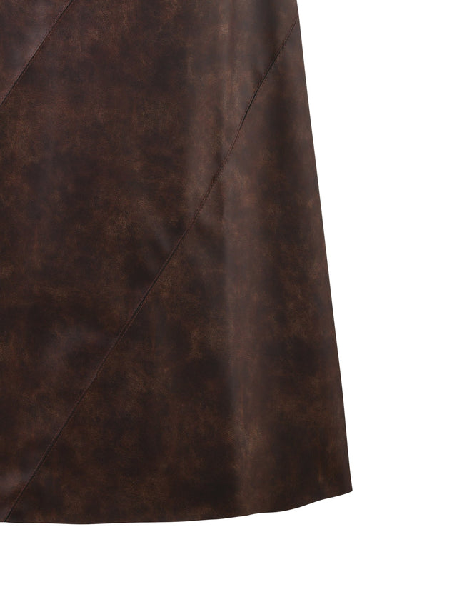 AROX SKIRT - BROWN